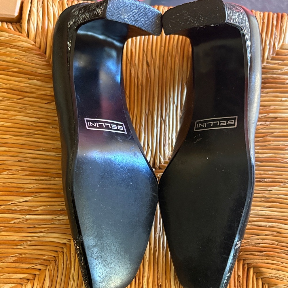 Women Bellini Black Sequin heels size 7 - Picture 9 of 10